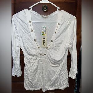 Yuka beaded blouse